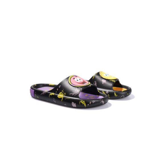SpongeBob SquarePants Men’s Slide Sandals, Size 11, Medium Width, Slip-On, Color - Picture 2 of 5